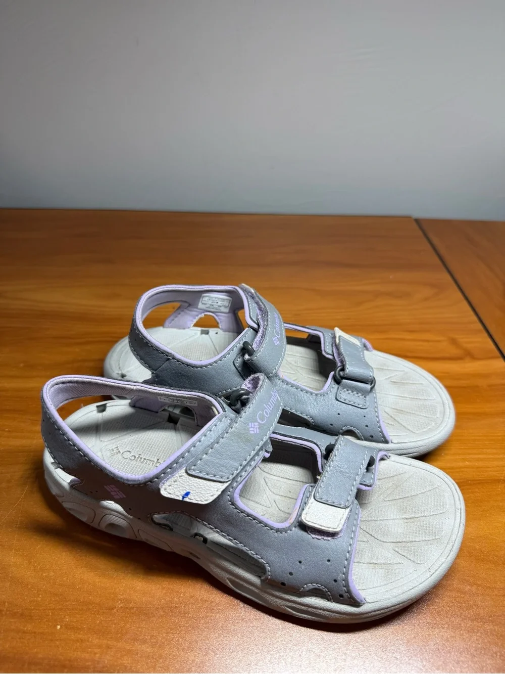 Columbia Techsun Vent Sandal Youth # BY4566‎ 032 Purple Grey Adjustable Size 2